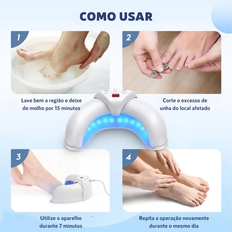 NailCare: Tratamento e Fortalecimento das Unhas com LED UV