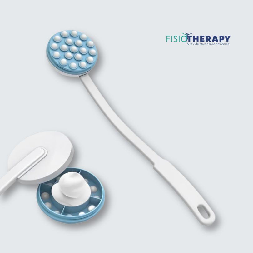 Aplicador de Creme nas Costas com Massagem