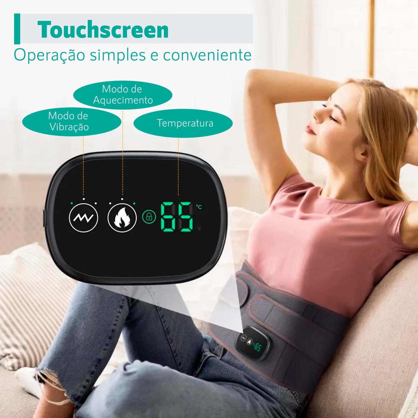 THERMOLOMBAR - Cinta massageadora e aquecimento