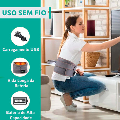 THERMOLOMBAR - Cinta massageadora e aquecimento