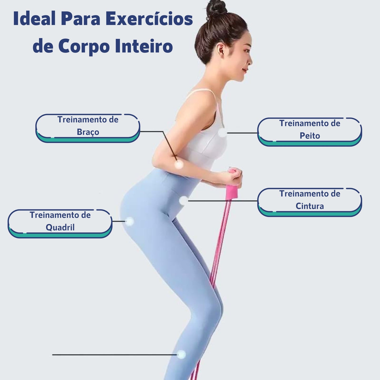 Elástico para Fortalecimento Corporal