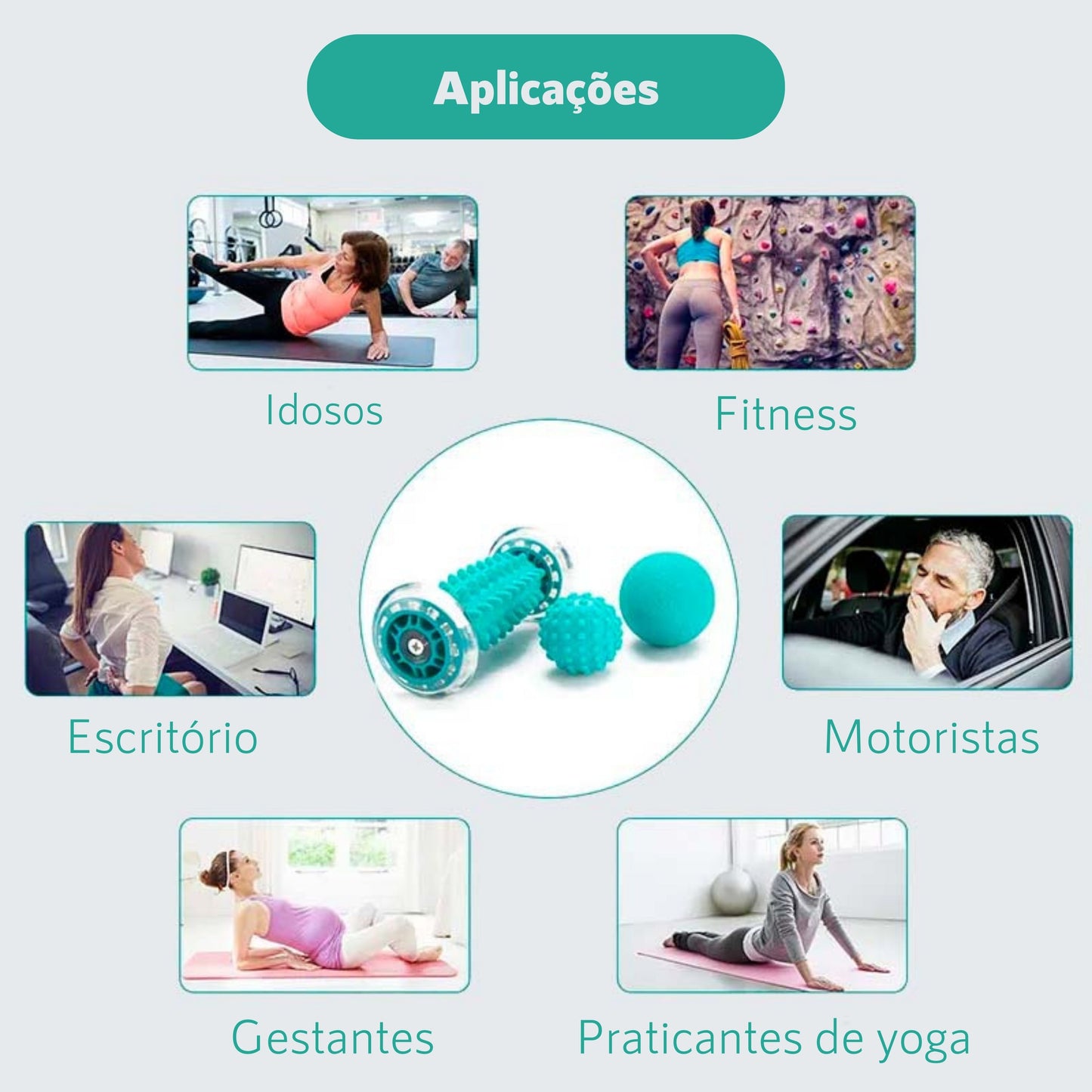 Kit Massageador para Pés