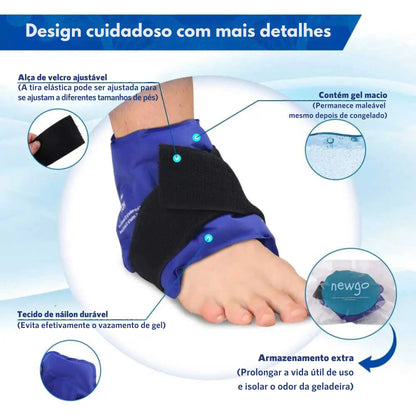 Compressa Quente e Fria Terapêutica para Pés