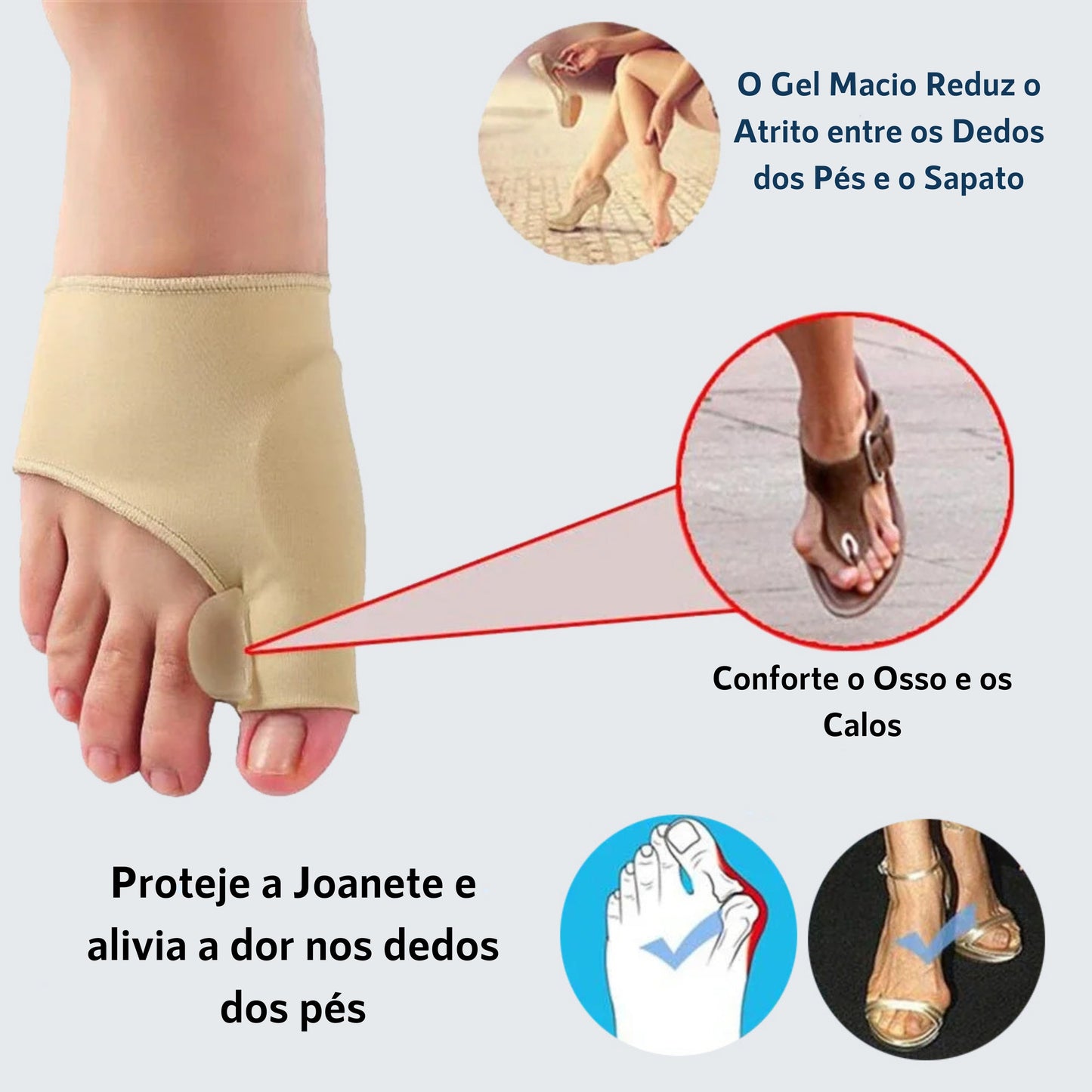 Tala Ortopédica para Joanetes