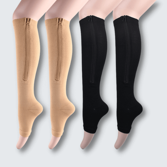 Meia Ortopédica de Compressão com Zíper