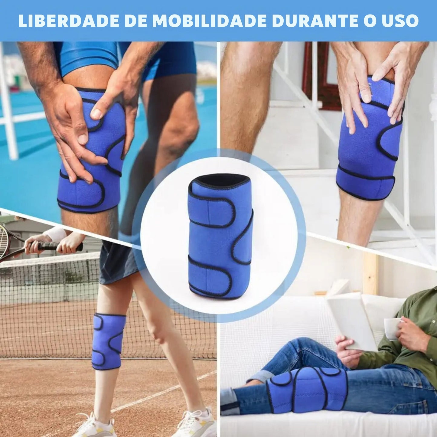 Compressa Quente e Fria Para Joelho