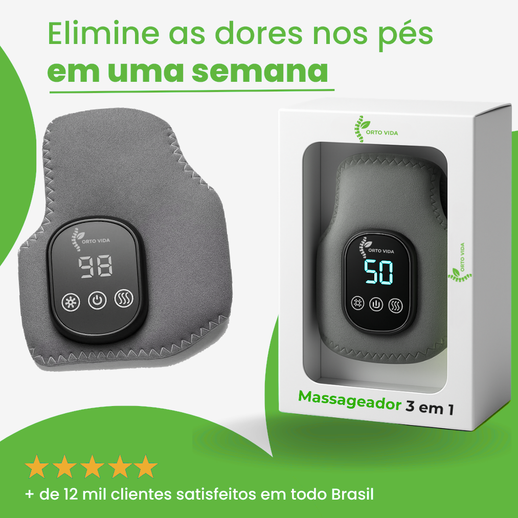 Massageador OrtoVida 3 em 1