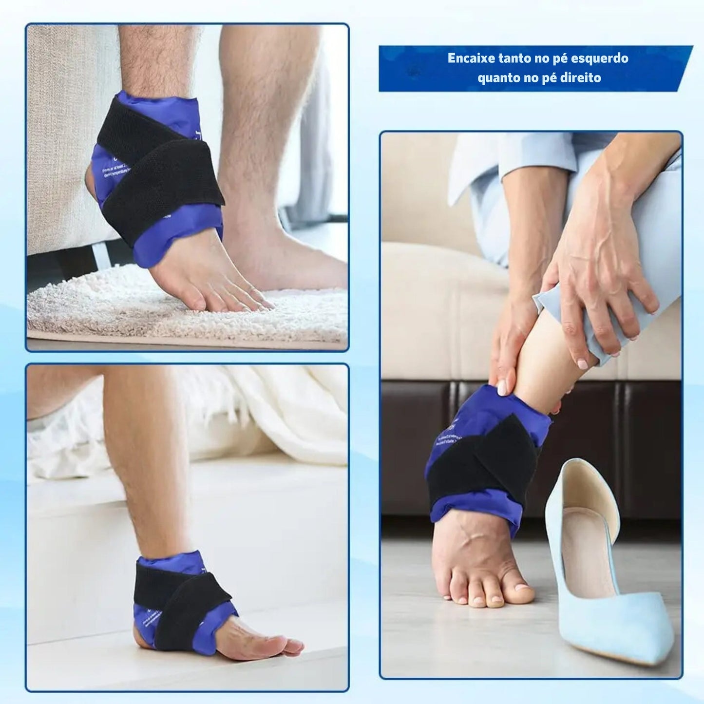 Compressa Quente e Fria Terapêutica para Pés
