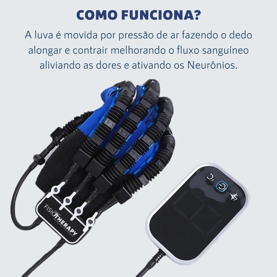 Luva de Reabilitação Fisioterapia de mão