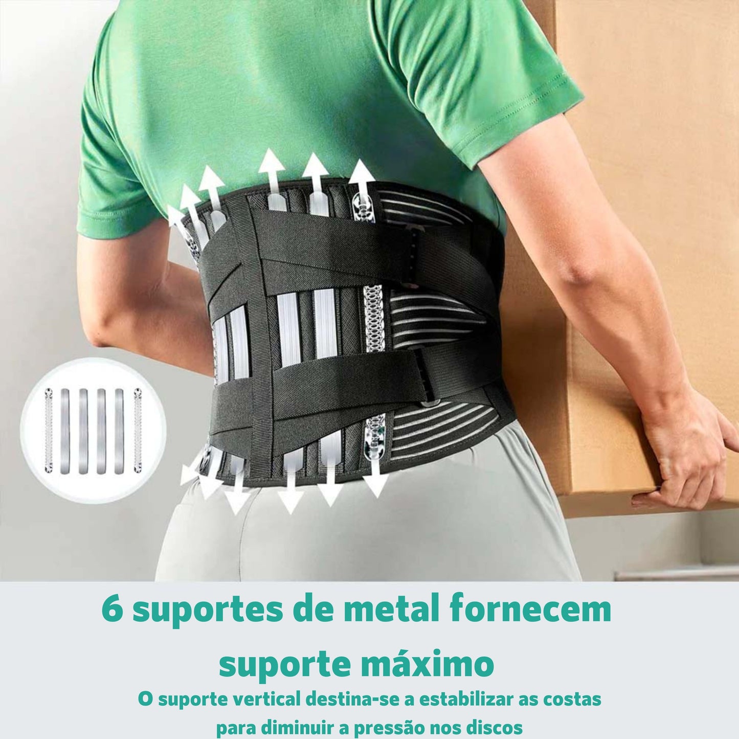 Cinta Ortopédica Suporte para Quadril e Coluna