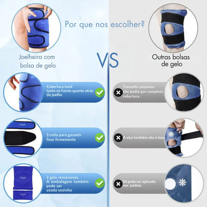 Compressa Quente e Fria Para Joelho