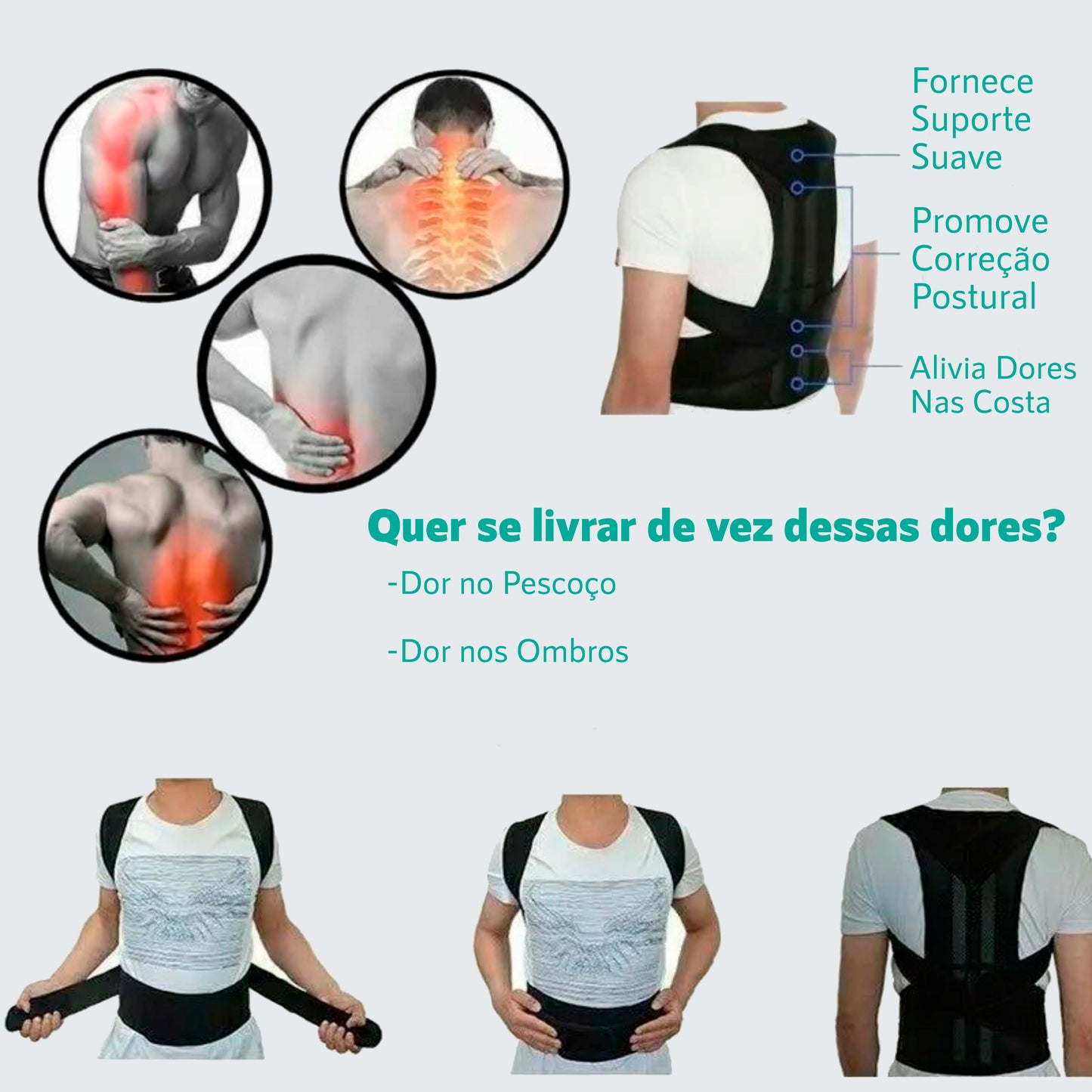 Colete Postural Ortopédico