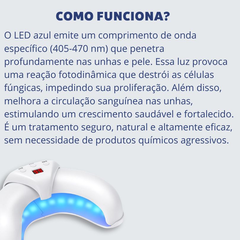 NailCare: Tratamento e Fortalecimento das Unhas com LED UV