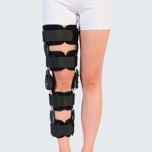 Estabilizador de Joelho Ortopédico Imobilizador Articulado