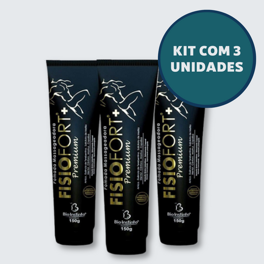 Pomada para Alívio da Dor - FISIOFORT+ Premium (Leve 3 e Pague 2)
