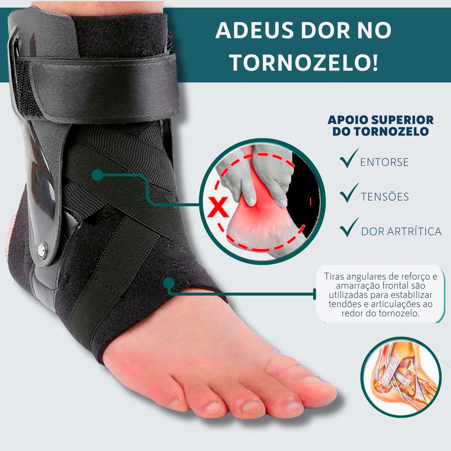 Tornozeleira Ortopédica