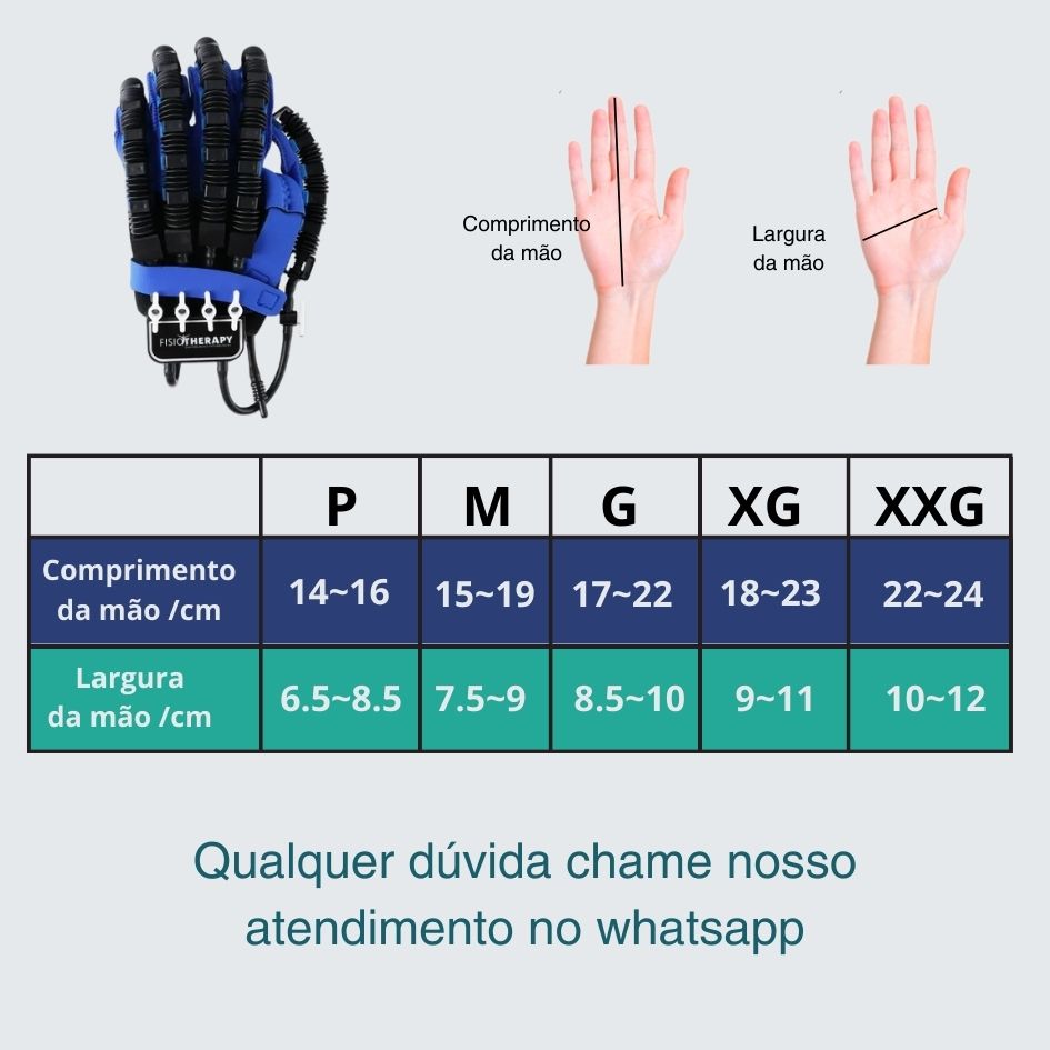 Luva de Reabilitação Fisioterapia de mão