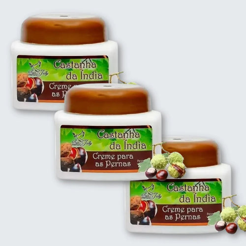 Creme para Má Circulação Castanha da India  240g - KIT COM 3 Unidades