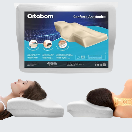 Travesseiro Ortopédico Cervical Ortobom